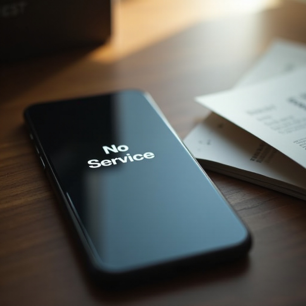 Cricket-Telefon sagt kein Dienst