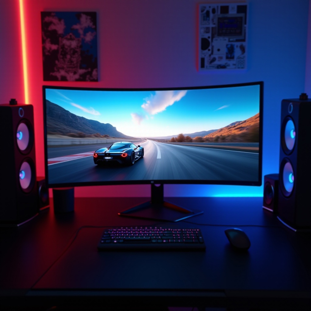 mejor monitor curvo para simulación de carreras