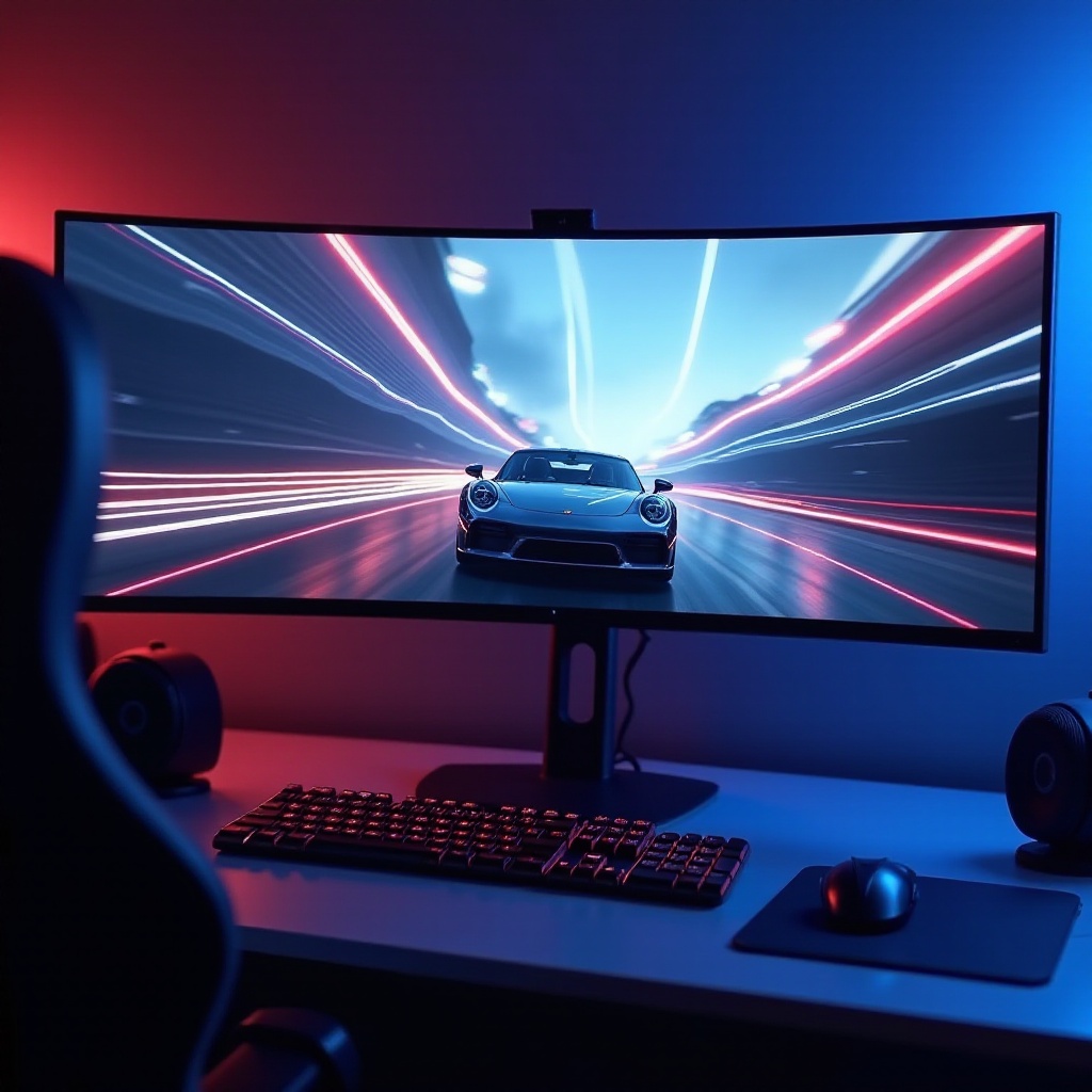 beste gebogen monitor voor simracen