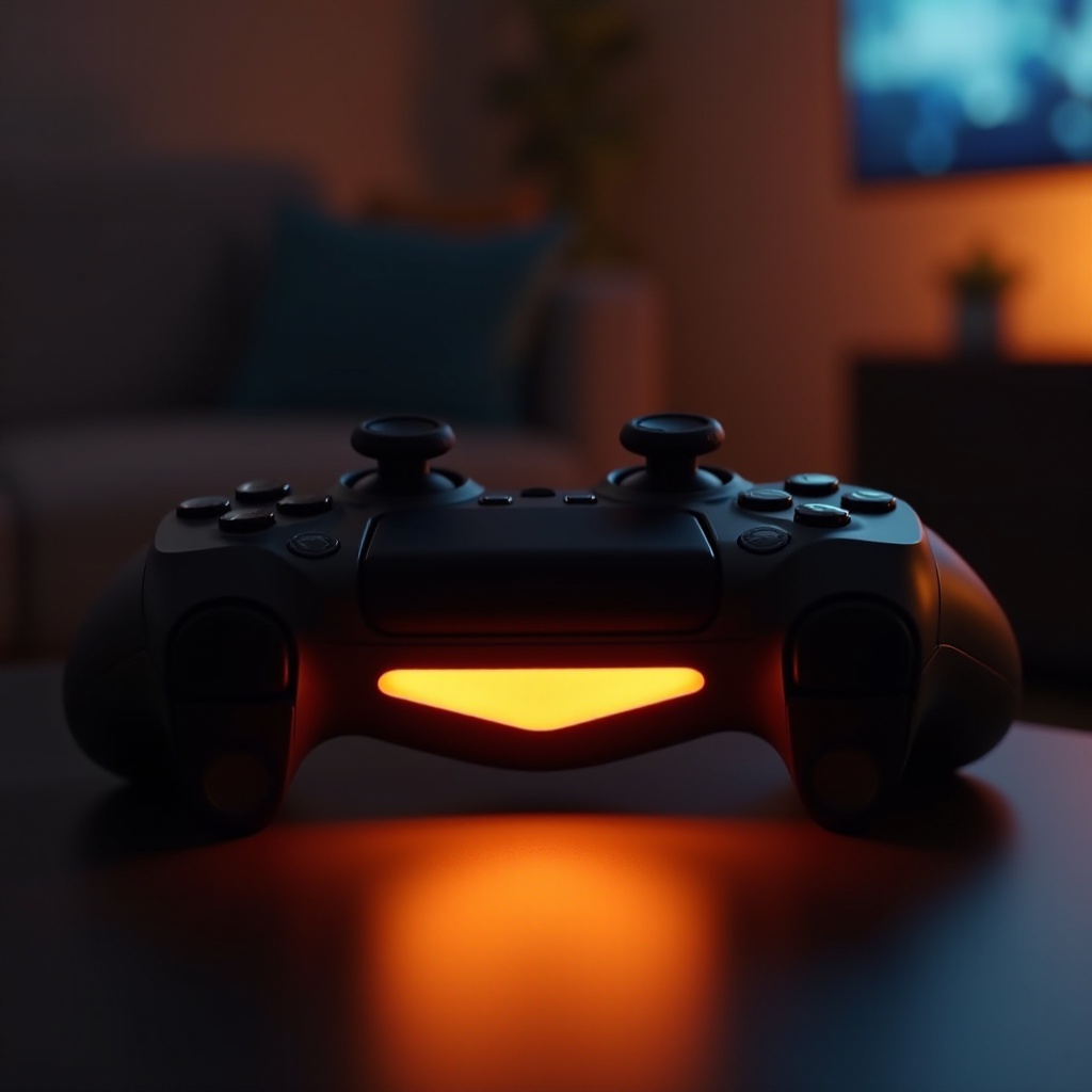 pourquoi ma manette PS5 clignote en orange