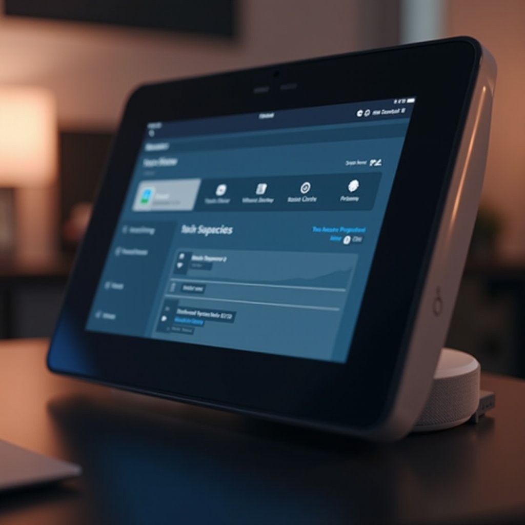 echo show screen flickering