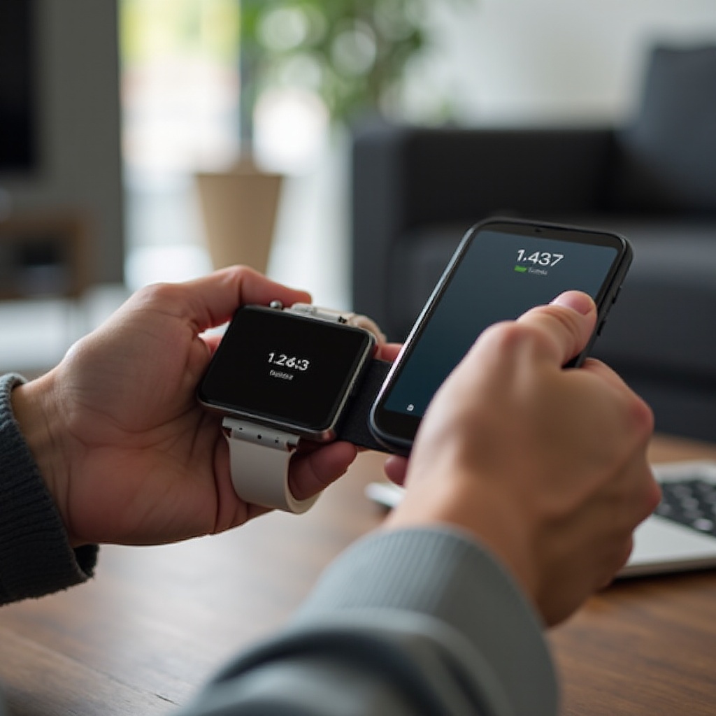 wie man ein Telefon mit einer Smartwatch koppelt