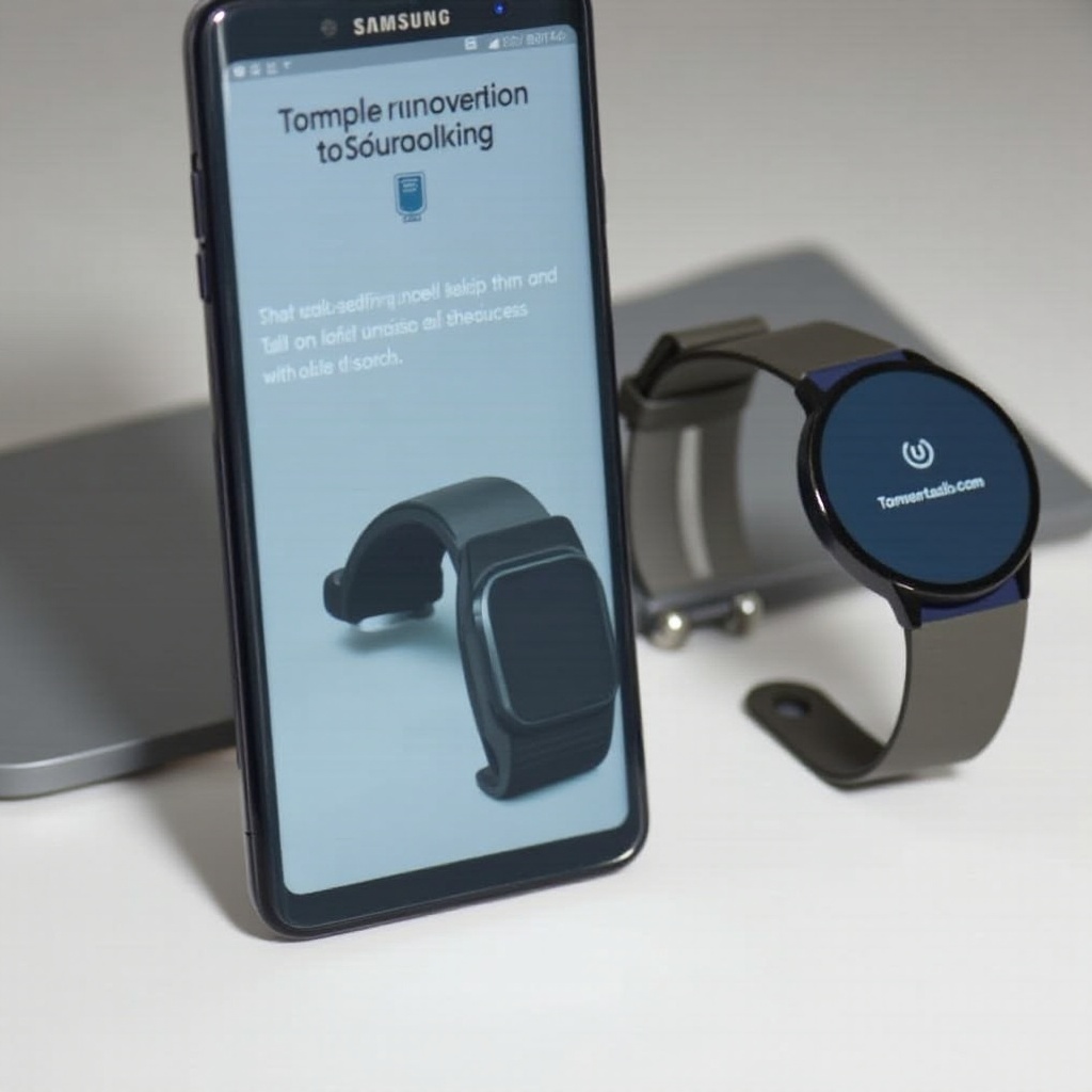 how to connect samsung phone to smart watch