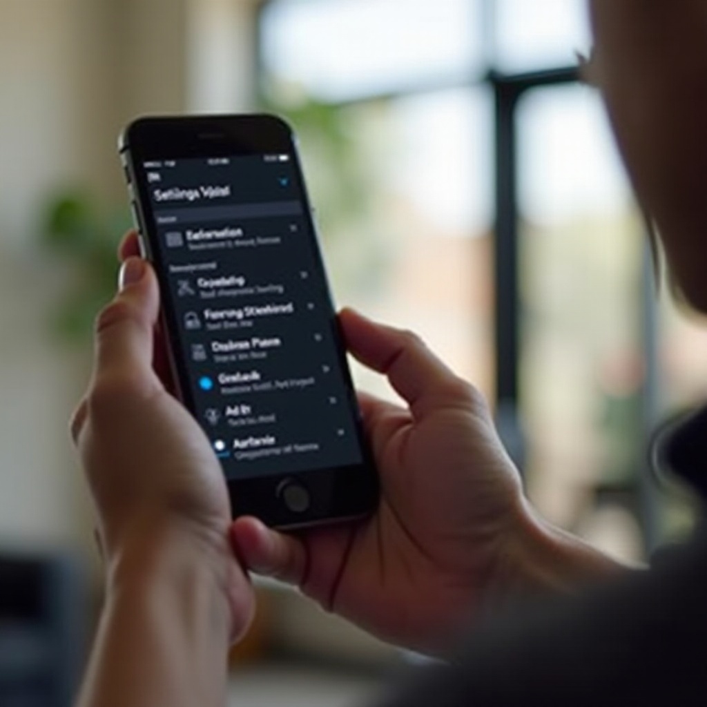 starlink est-il dans mes paramètres sur mon téléphone