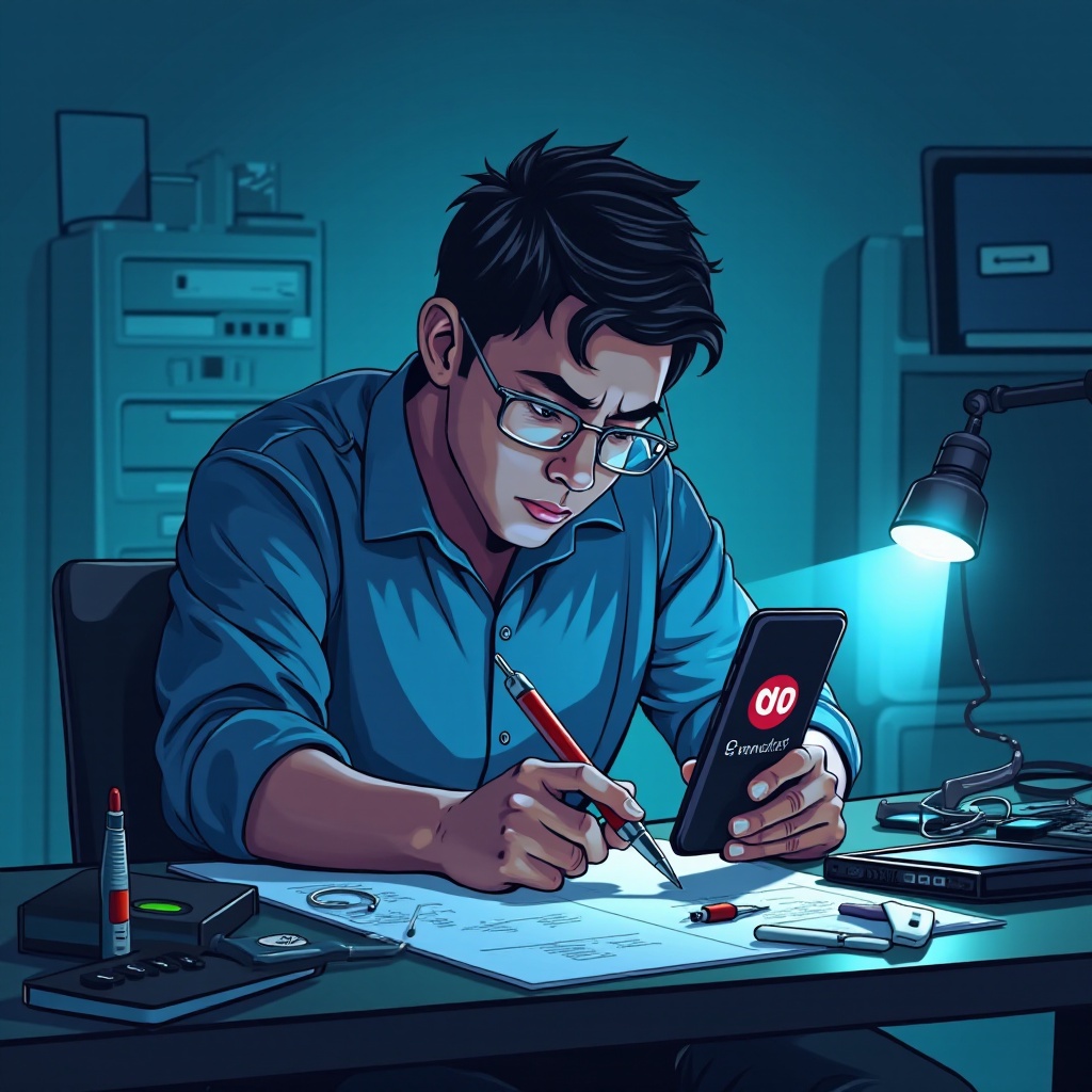 le téléphone Cricket dit pas de service