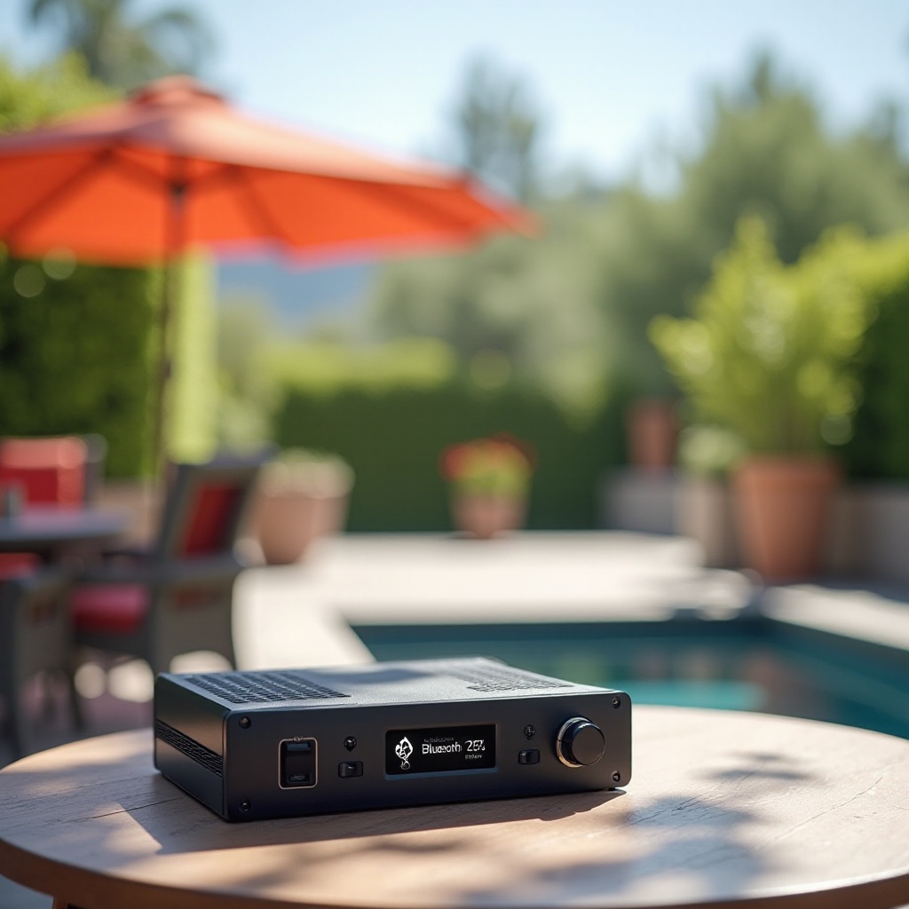 mejor amplificador Bluetooth para altavoces exteriores