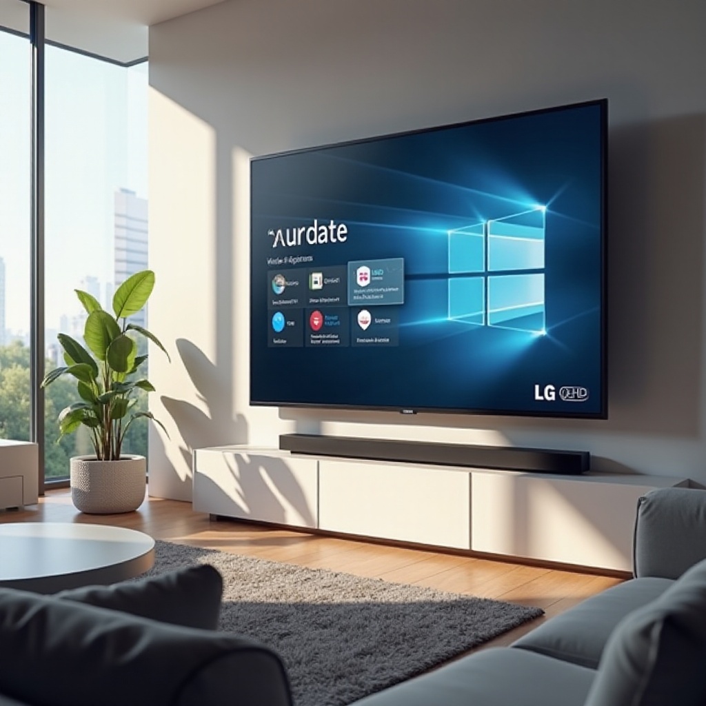 wie man nach Updates auf einem LG-Fernseher sucht