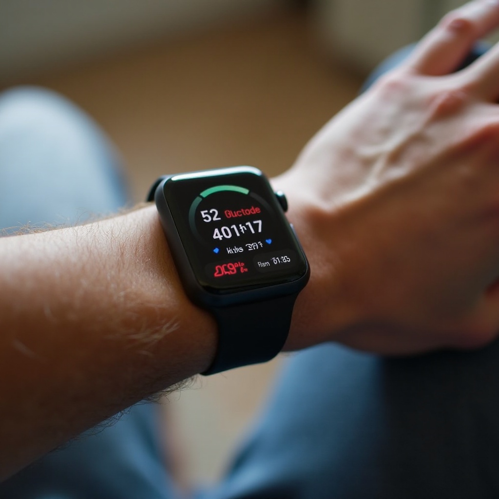 wie man den Blutzucker auf einer Smartwatch überprüft