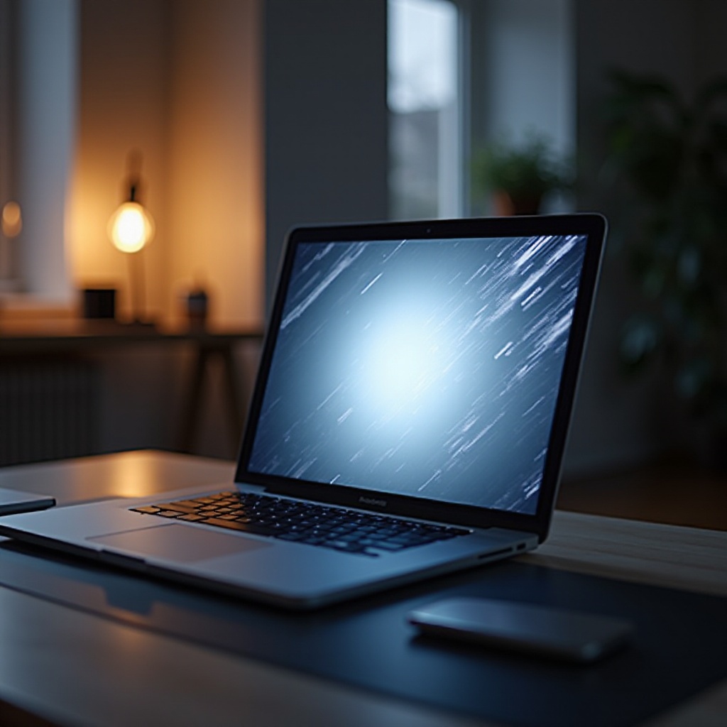 MacBook-Bildschirm flackert weiß