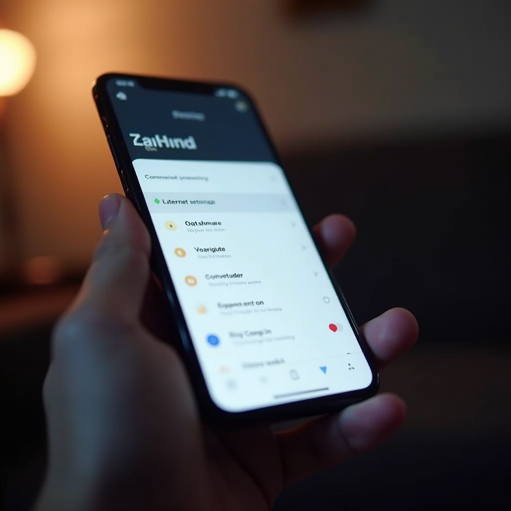 Ist Starlink in meinen Einstellungen auf meinem Telefon