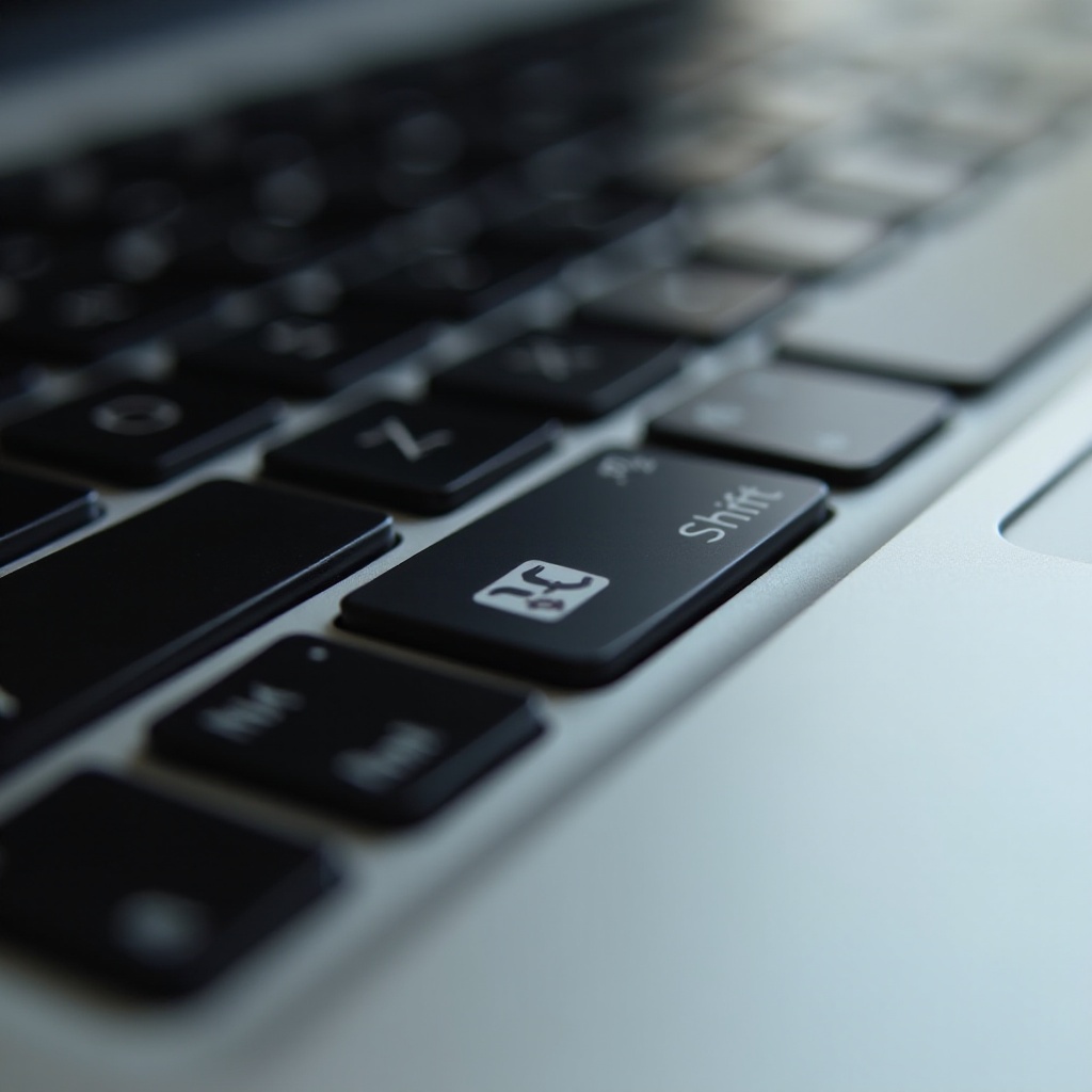 tecla shift no funciona en MacBook