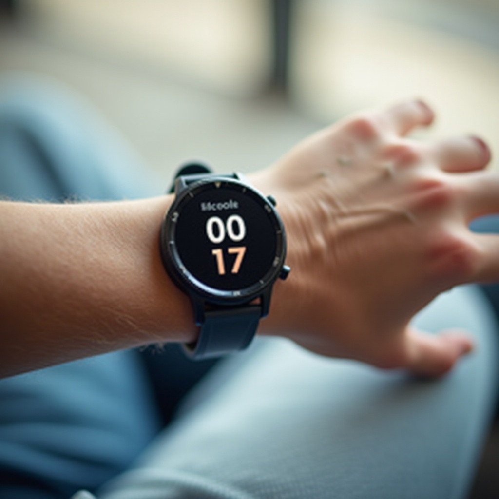 how to check blood sugar in smart watch