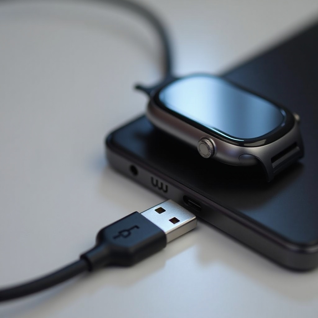 cómo cargar un reloj inteligente con usb
