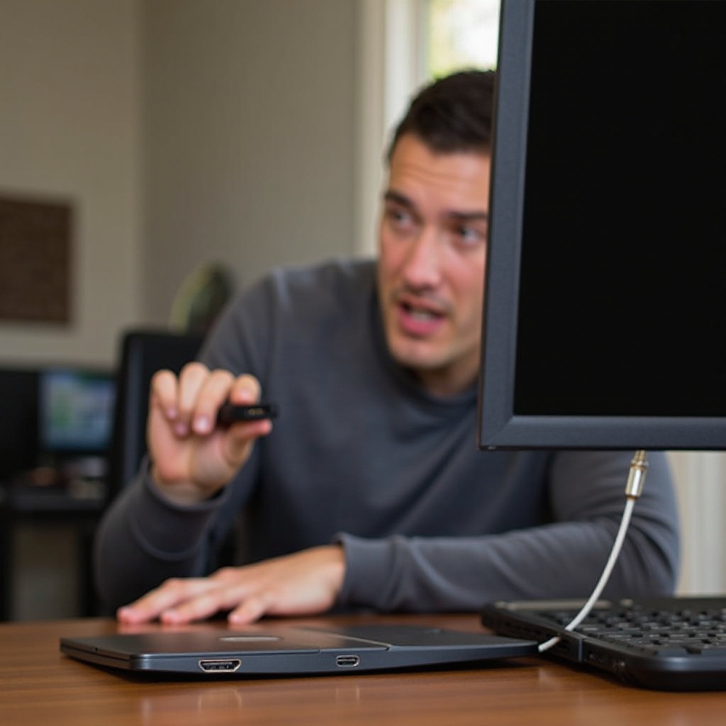 hdmi not coonecting from my laptop