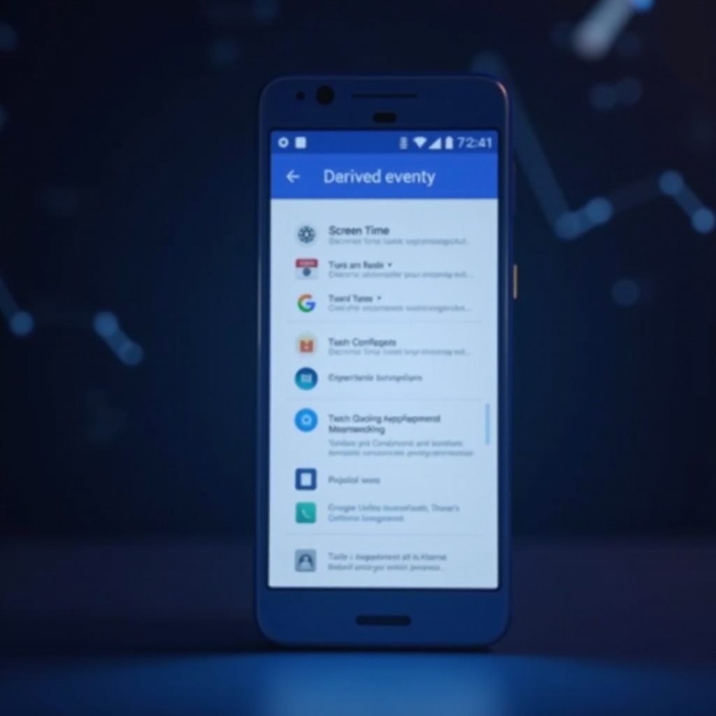 comment limiter le temps d'écran sur Android