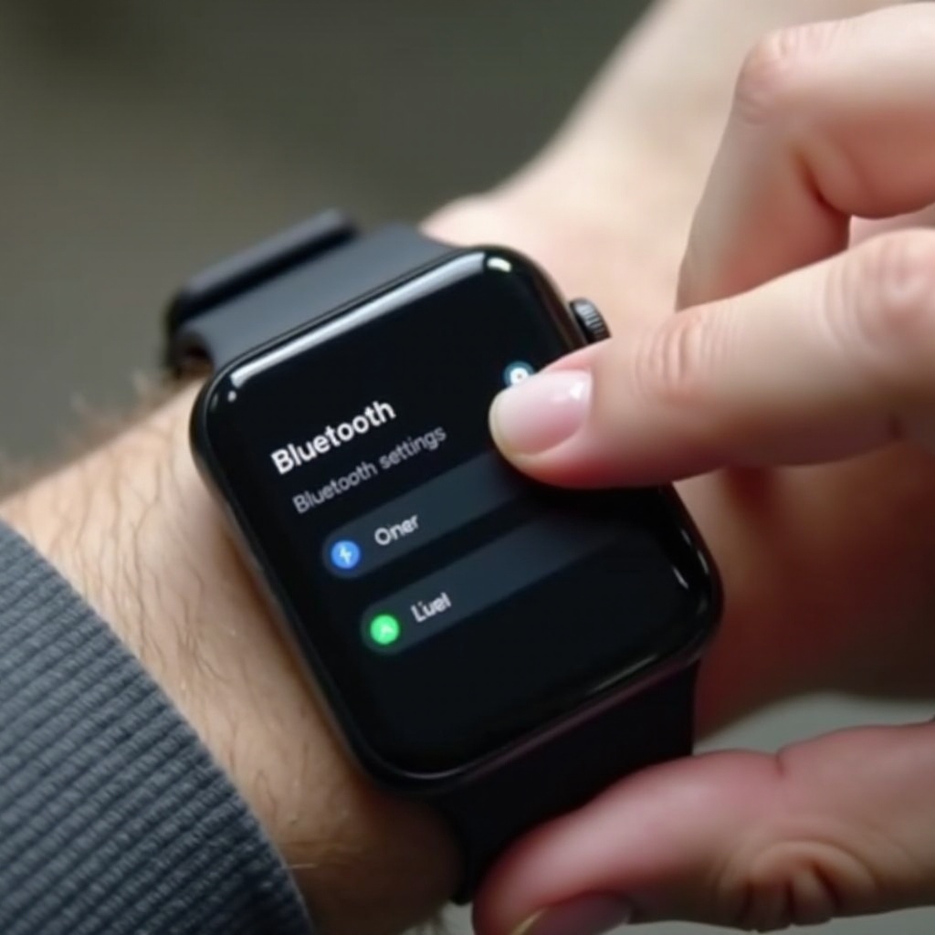 how to turn on the bluetooth in smart watch