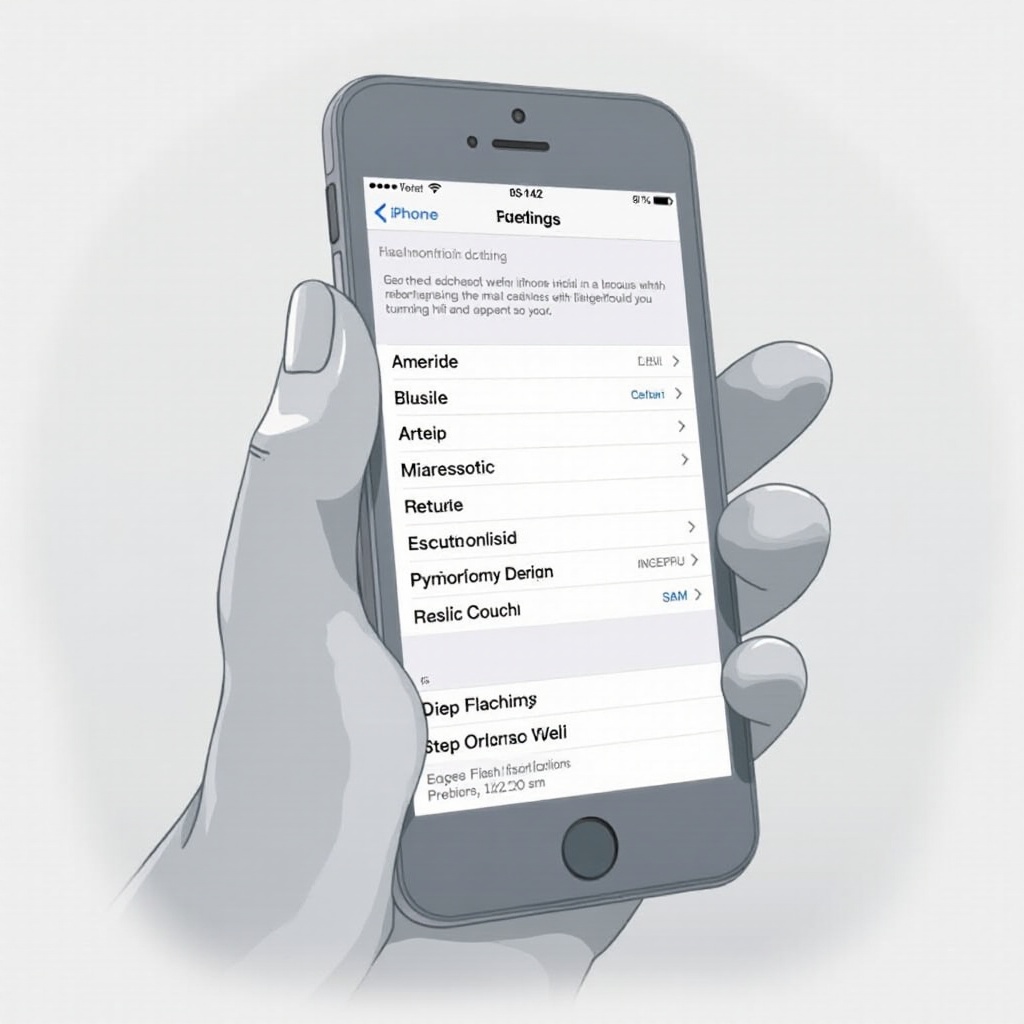 cómo activar el flash de notificación en iPhone