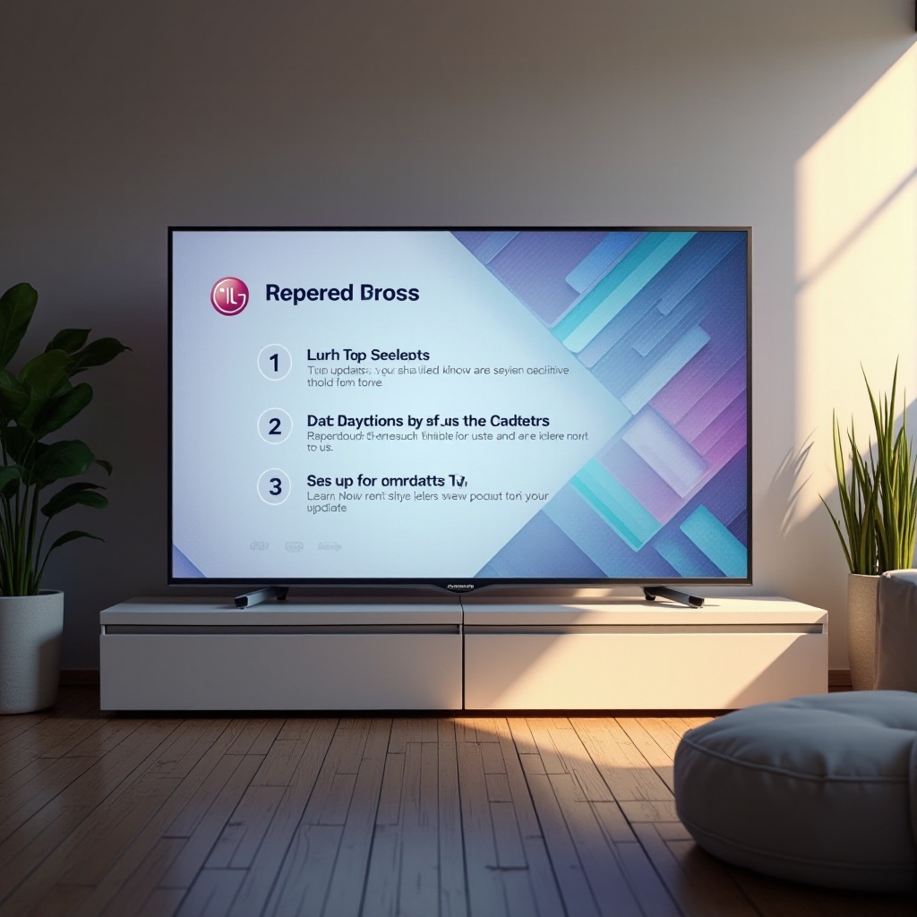 how to check for updates on lg tv