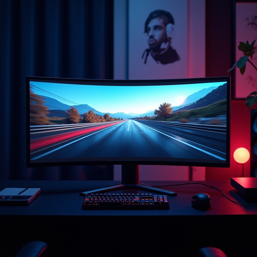 meilleur moniteur incurvé pour la simulation de course