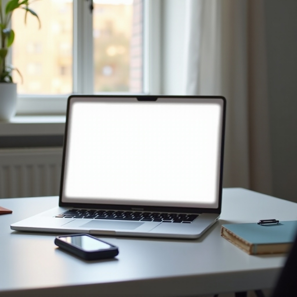 schermo del macbook lampeggia in bianco