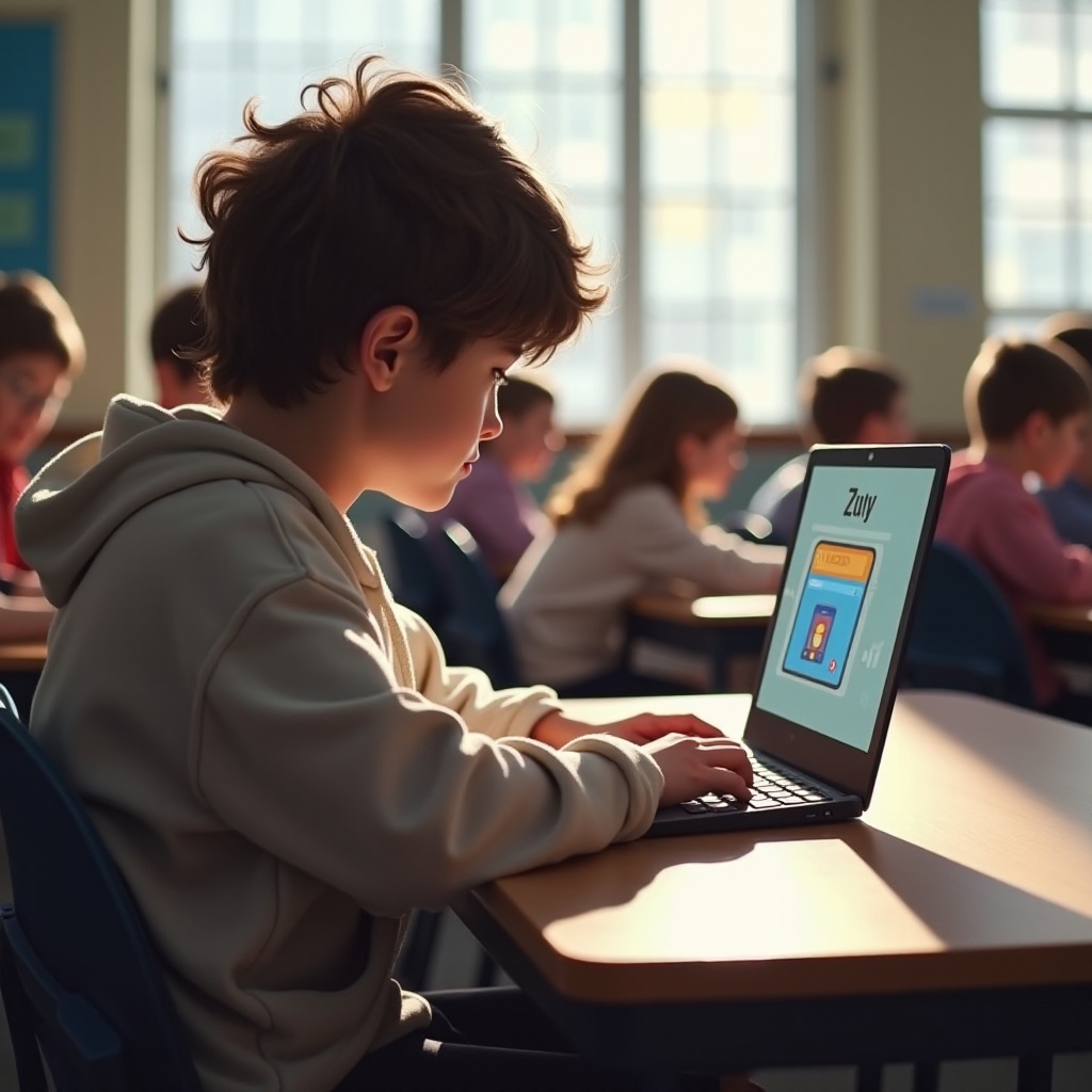 como posso jogar jogos no meu Chromebook escolar