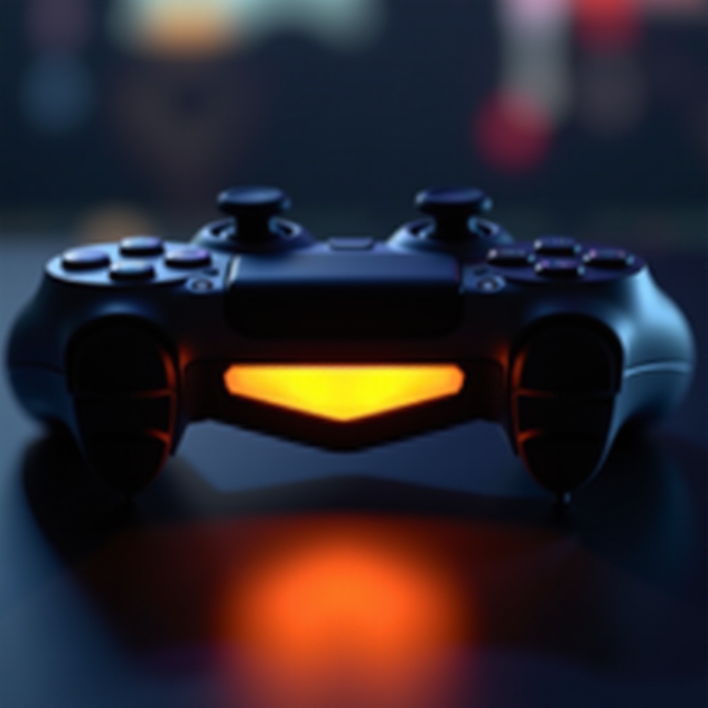 warum blinkt mein PS5-Controller orange