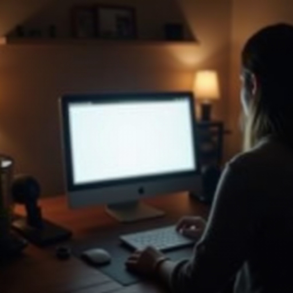 macbook-scherm flitst wit