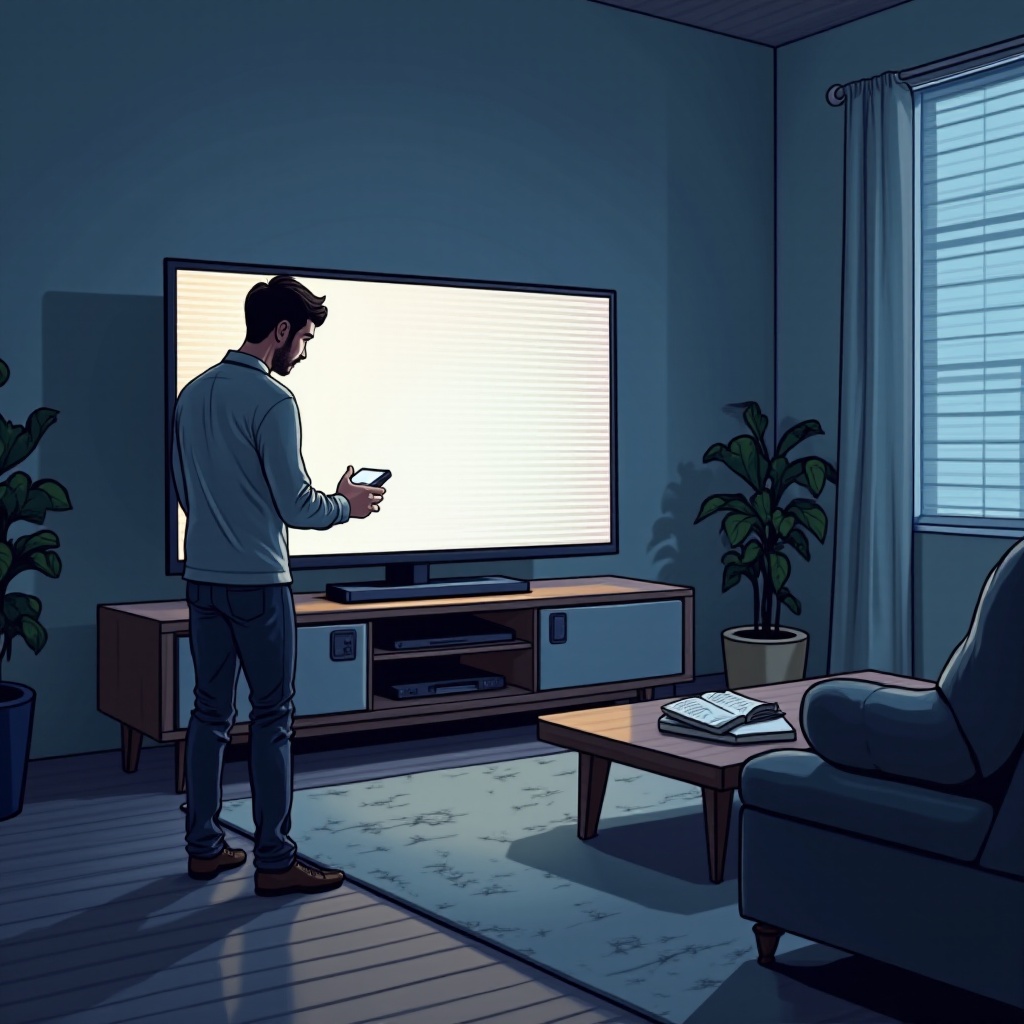 come riparare uno schermo TV che sfarfalla