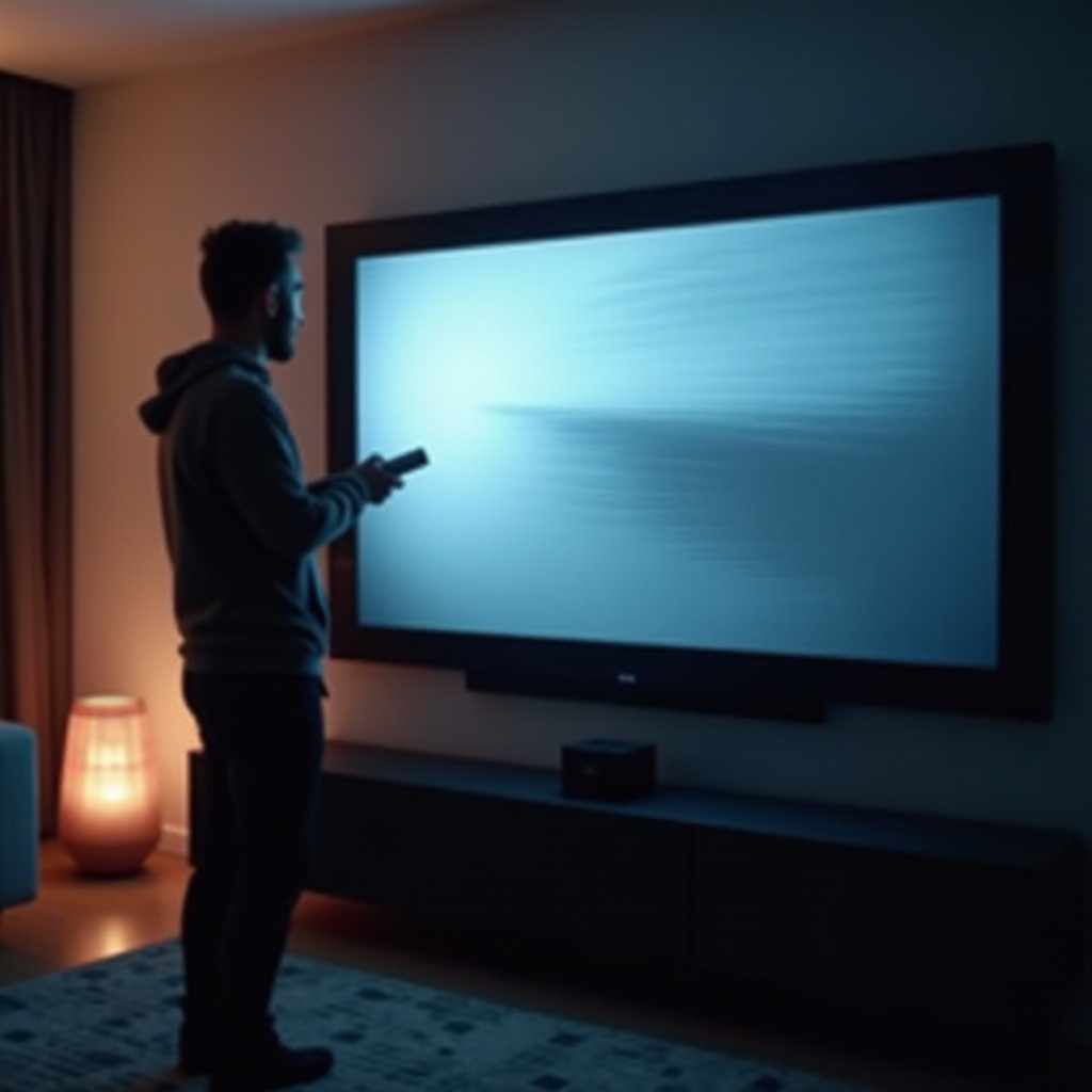 how to fix a flickering tv screen
