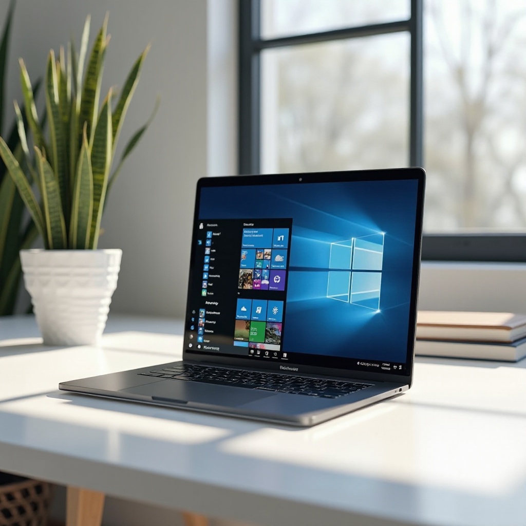 laptop con Windows 11 Home