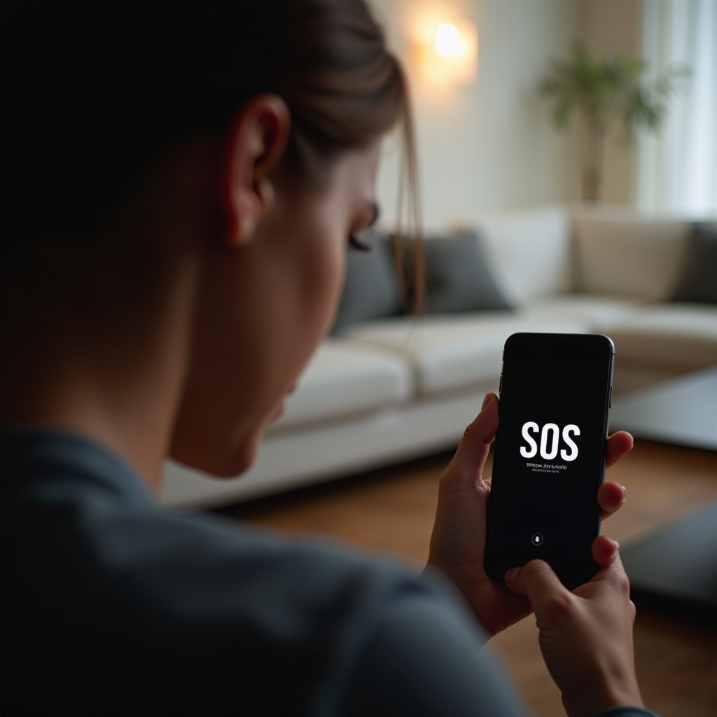 o que fazer se o seu telefone estiver no modo SOS