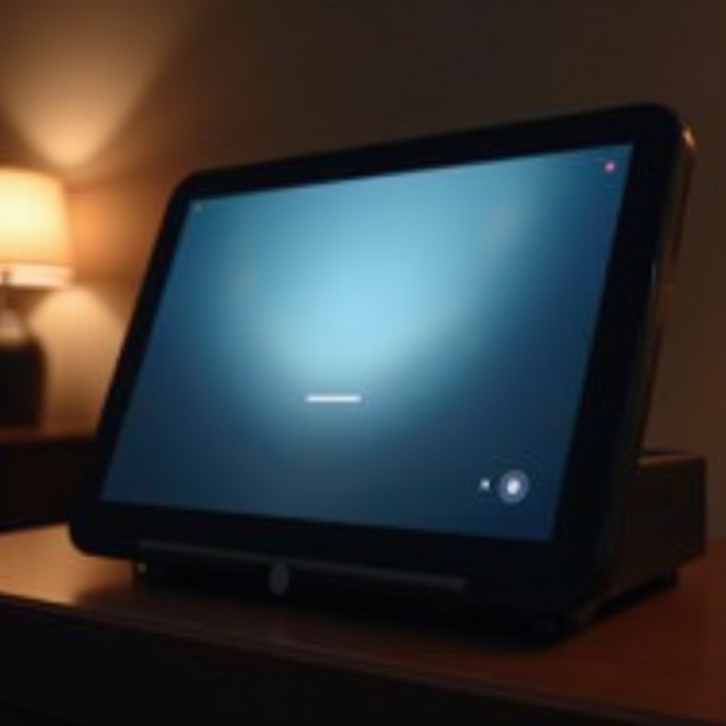 Echo-Show-Bildschirm flackert