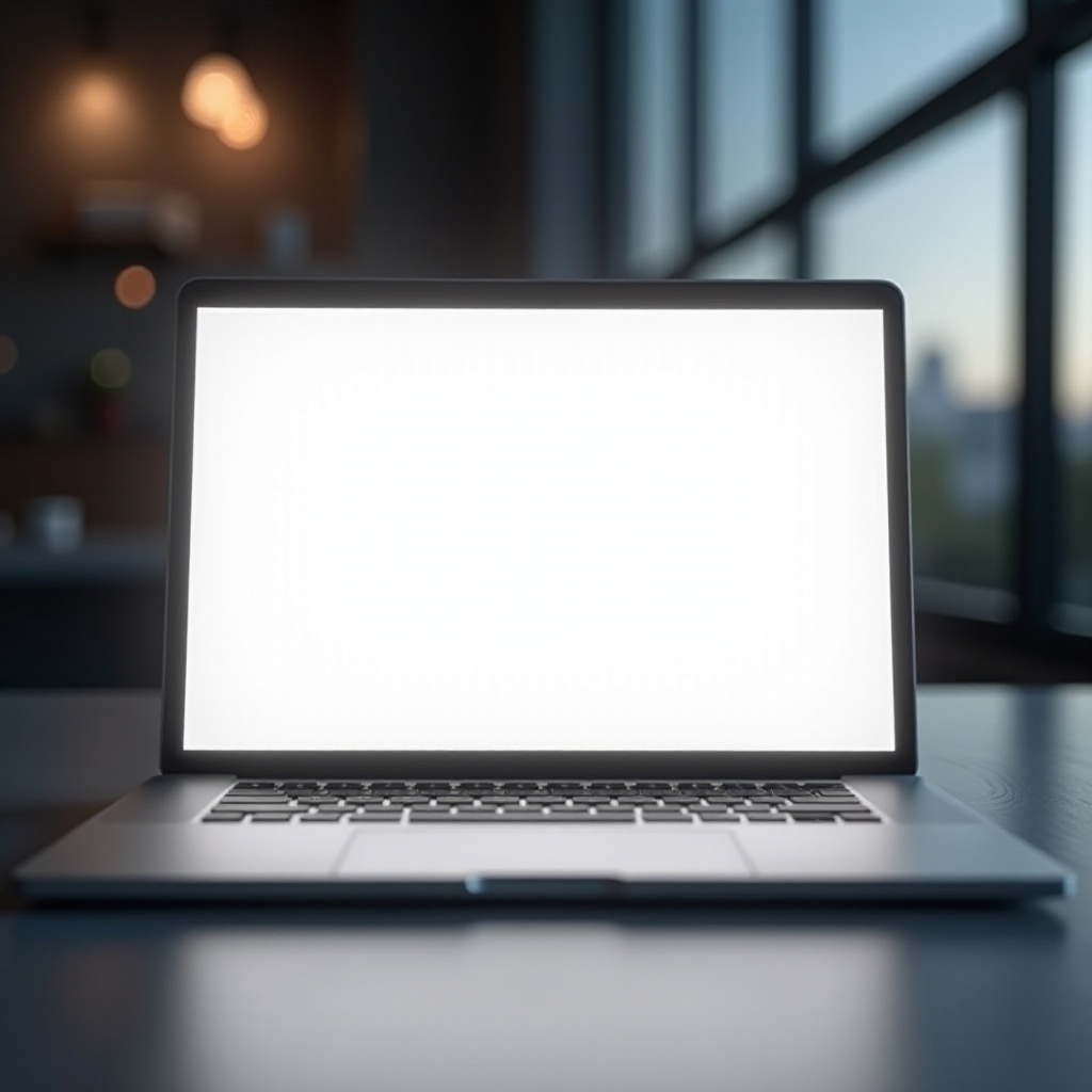 macbook-scherm flitst wit