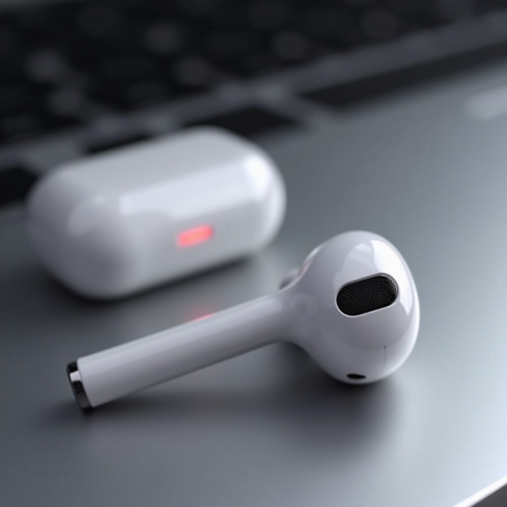 AirPod blinkt rot
