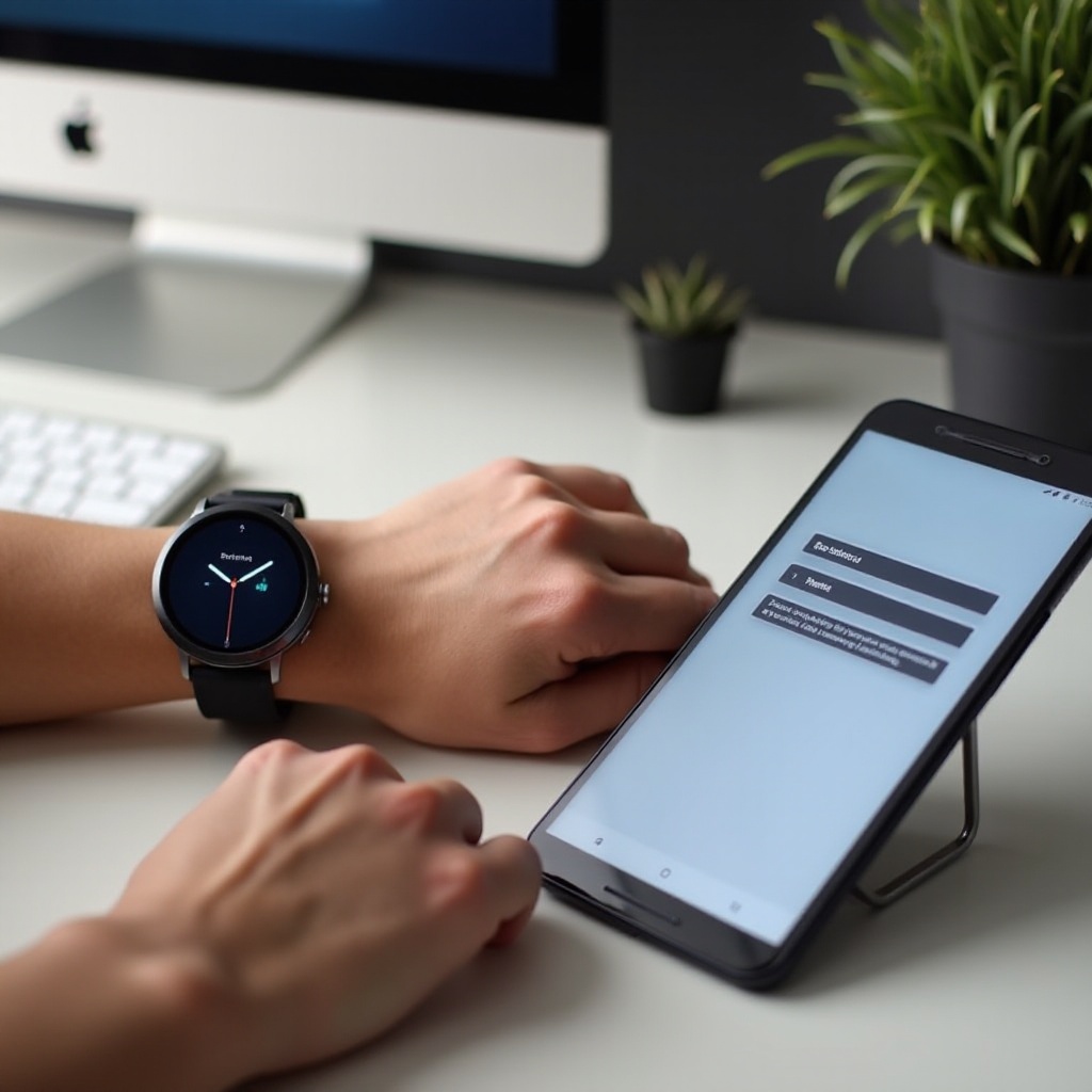 how to use smart watch android