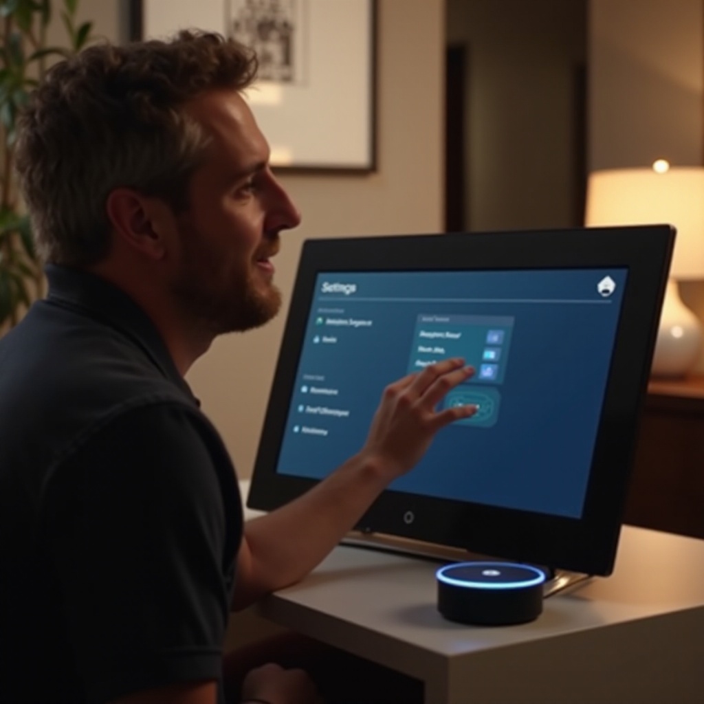 Echo-Show-Bildschirm flackert