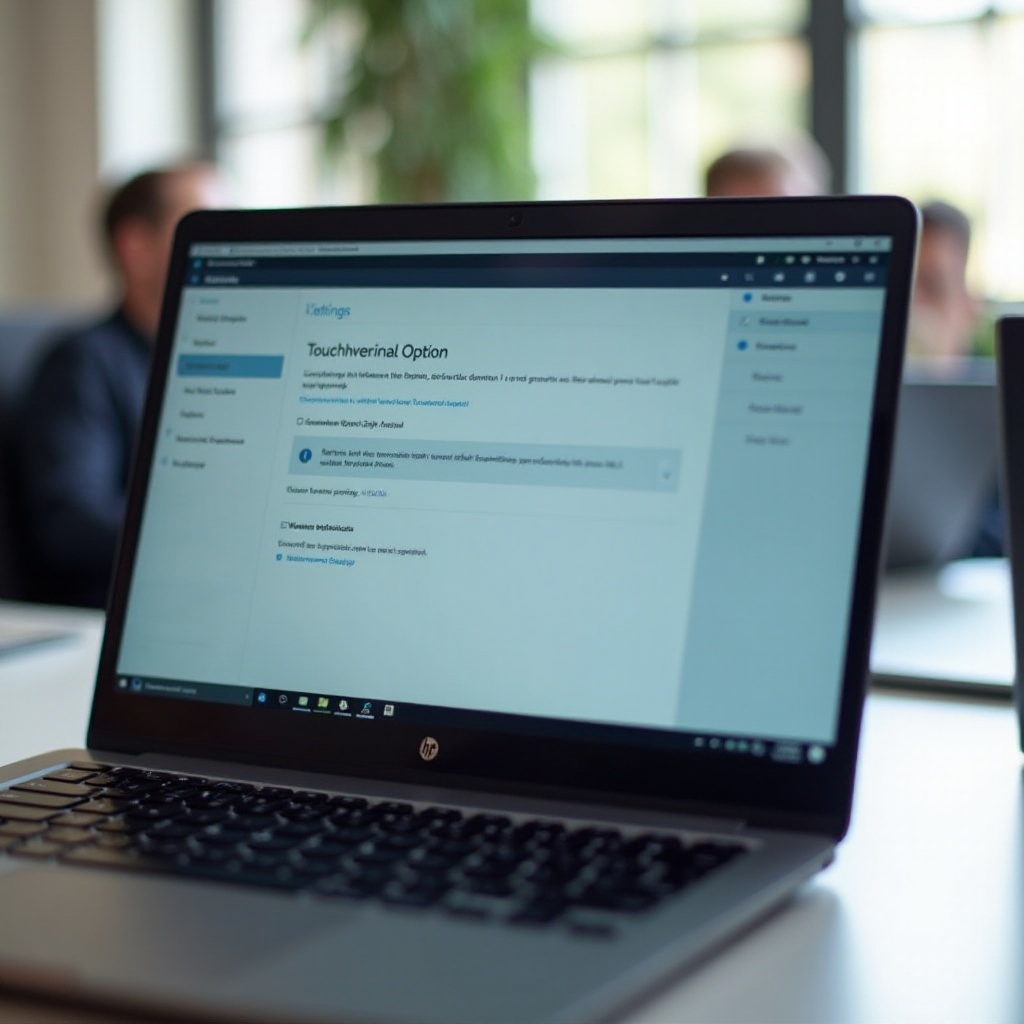 kuinka poistaa kosketusnäyttö käytöstä HP-kannettavassa