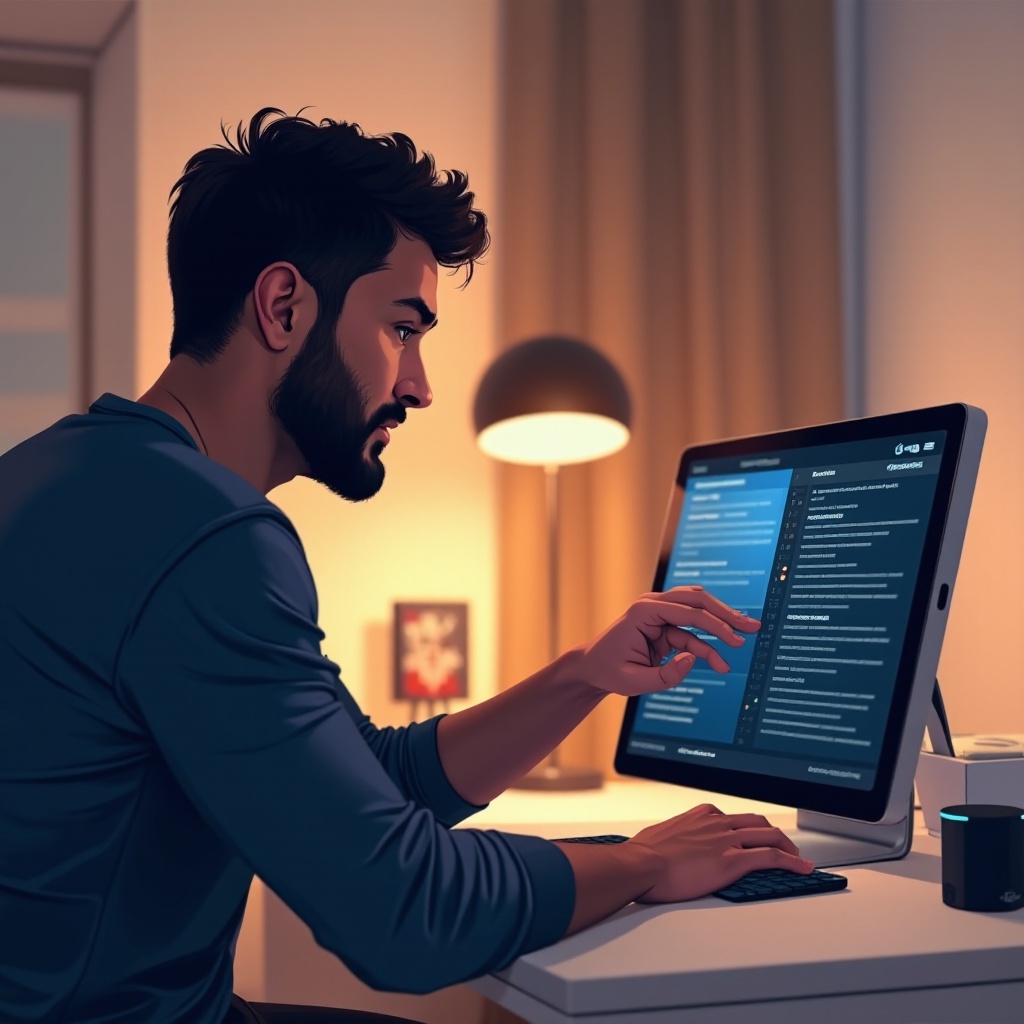 sfarfallio dello schermo di Echo Show