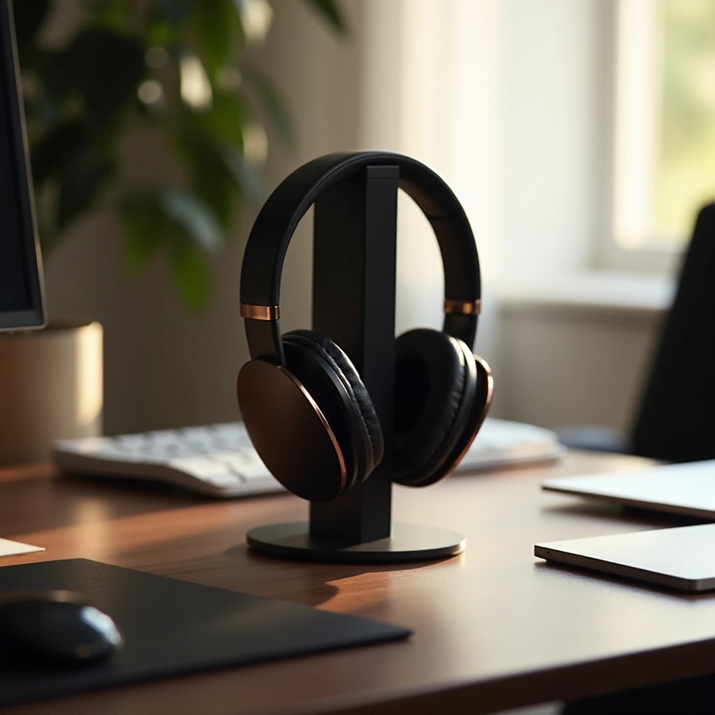 beste luxe koptelefoonstandaard voor bureau