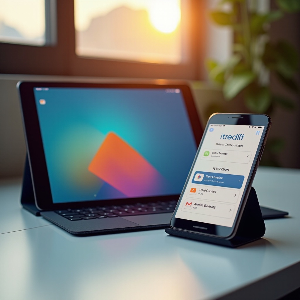 control a tablet with a phone