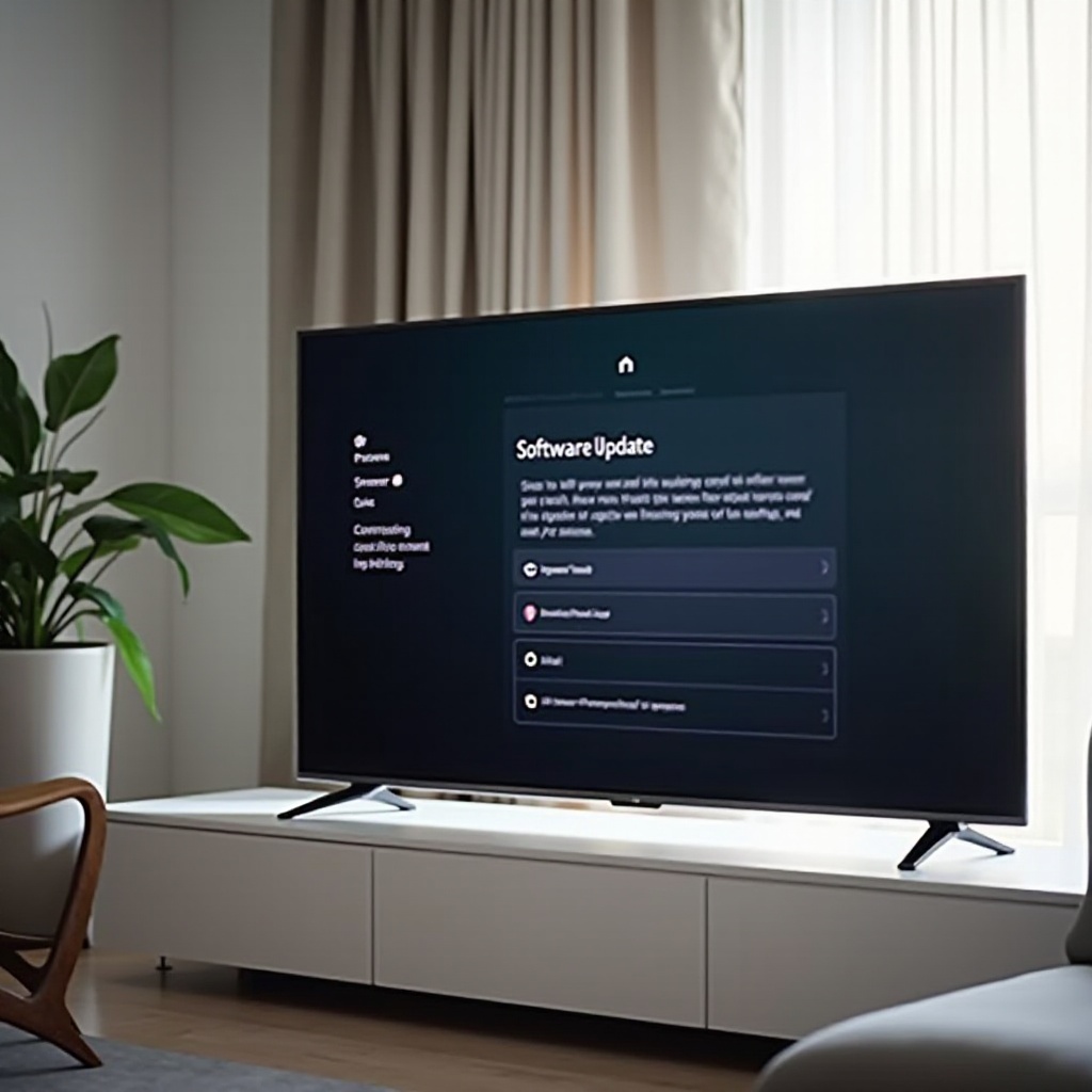 wie man nach Updates auf einem LG-Fernseher sucht