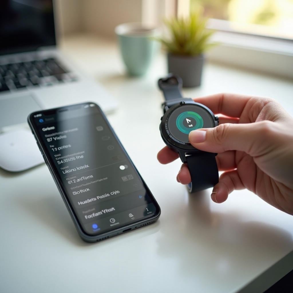 como emparelhar o telefone ao smartwatch