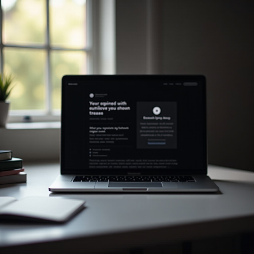 comment puis-je changer mon macbook en vue sombre