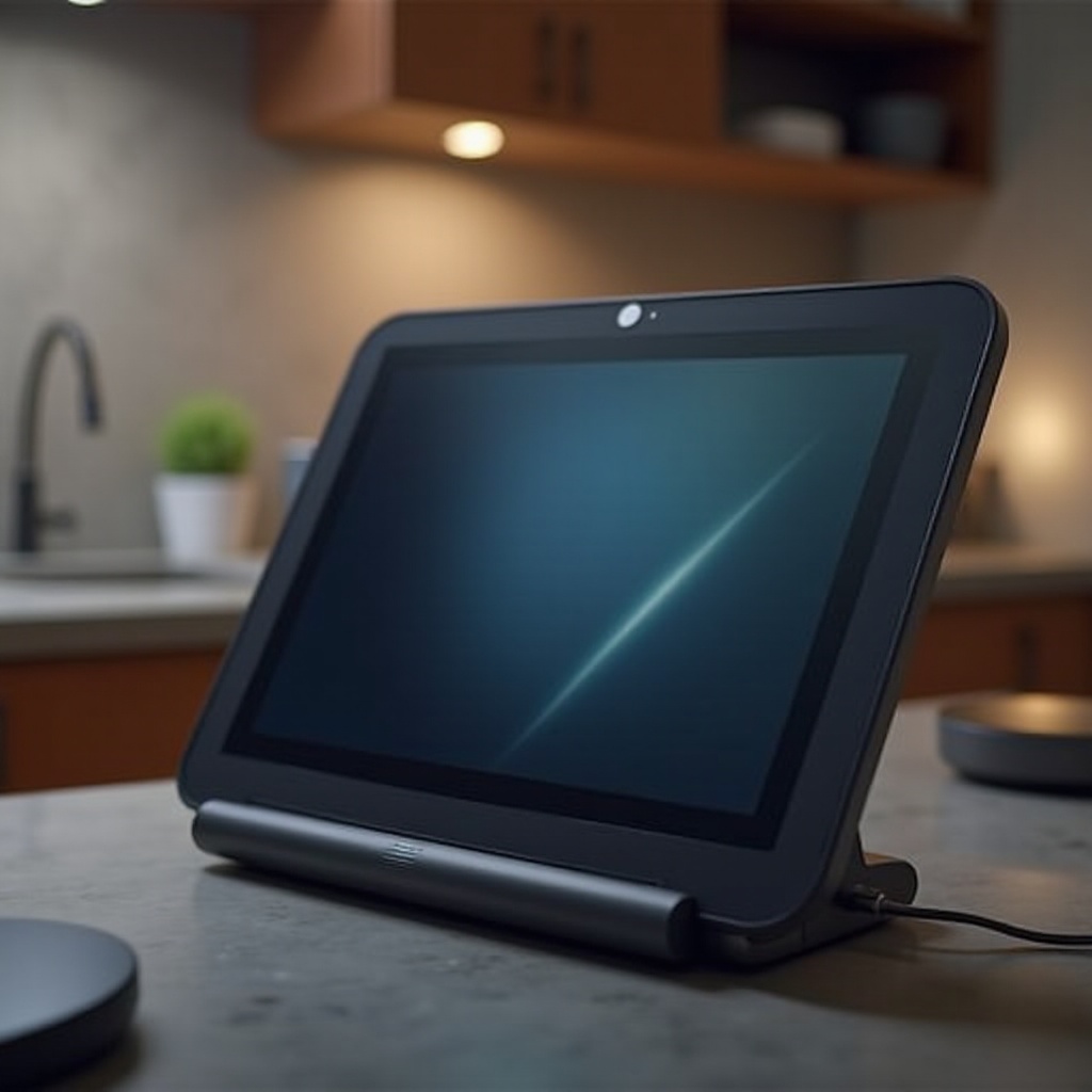 Echo Show -näyttö välkkyy