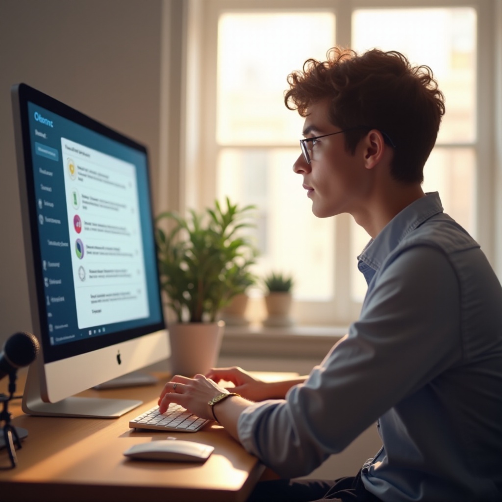 como ligar o microfone no meu computador